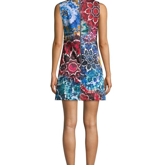 ***Designer*** Alicia Olivia Tie Dye Kaleidoscope mini dress designer| Luxury - Picture 11 of 14